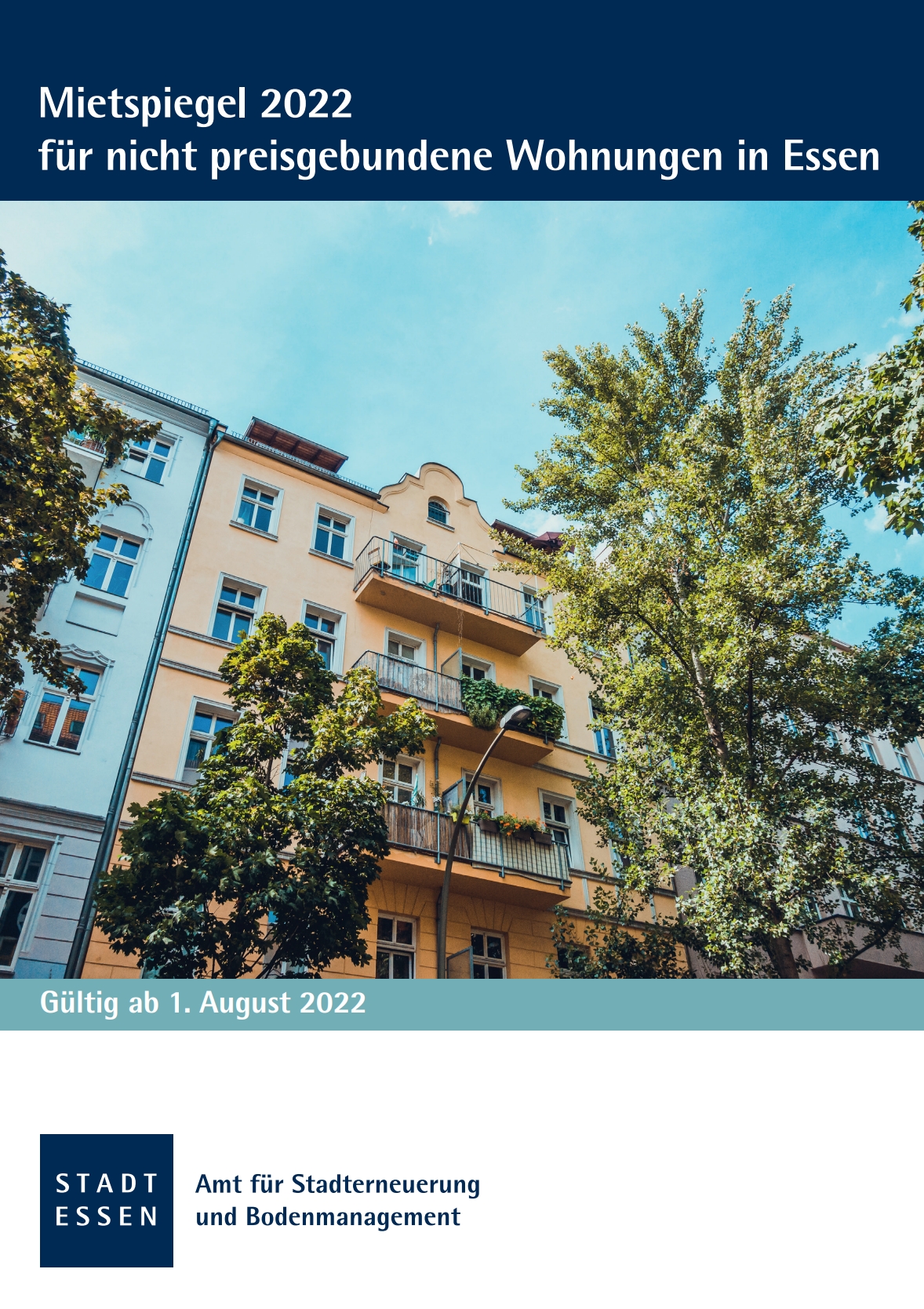 Titelseite Mietspiegel 2022