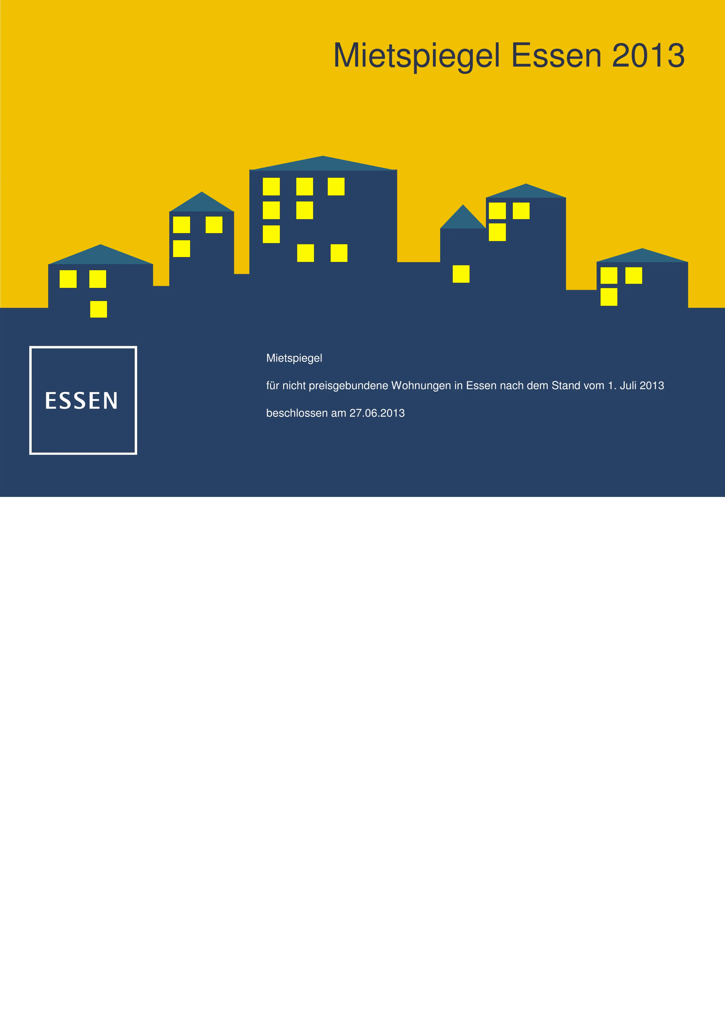 Titelseite Mietspiegel 2013