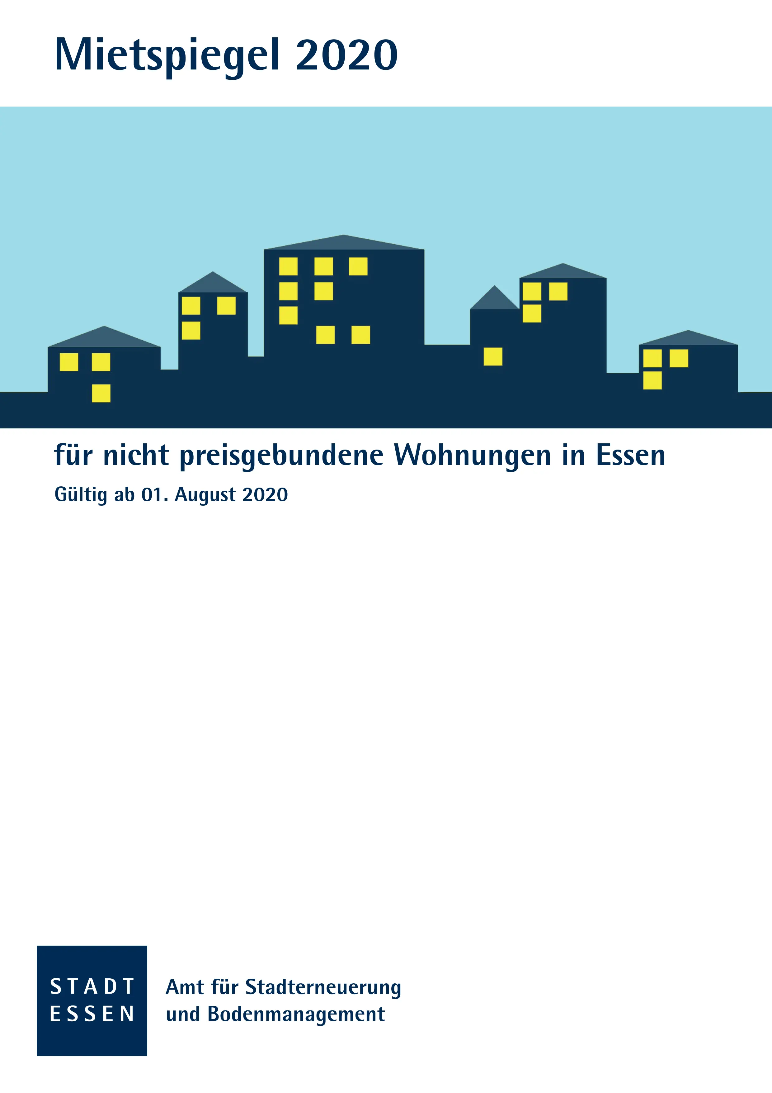 Titelseite Mietspiegel 2020